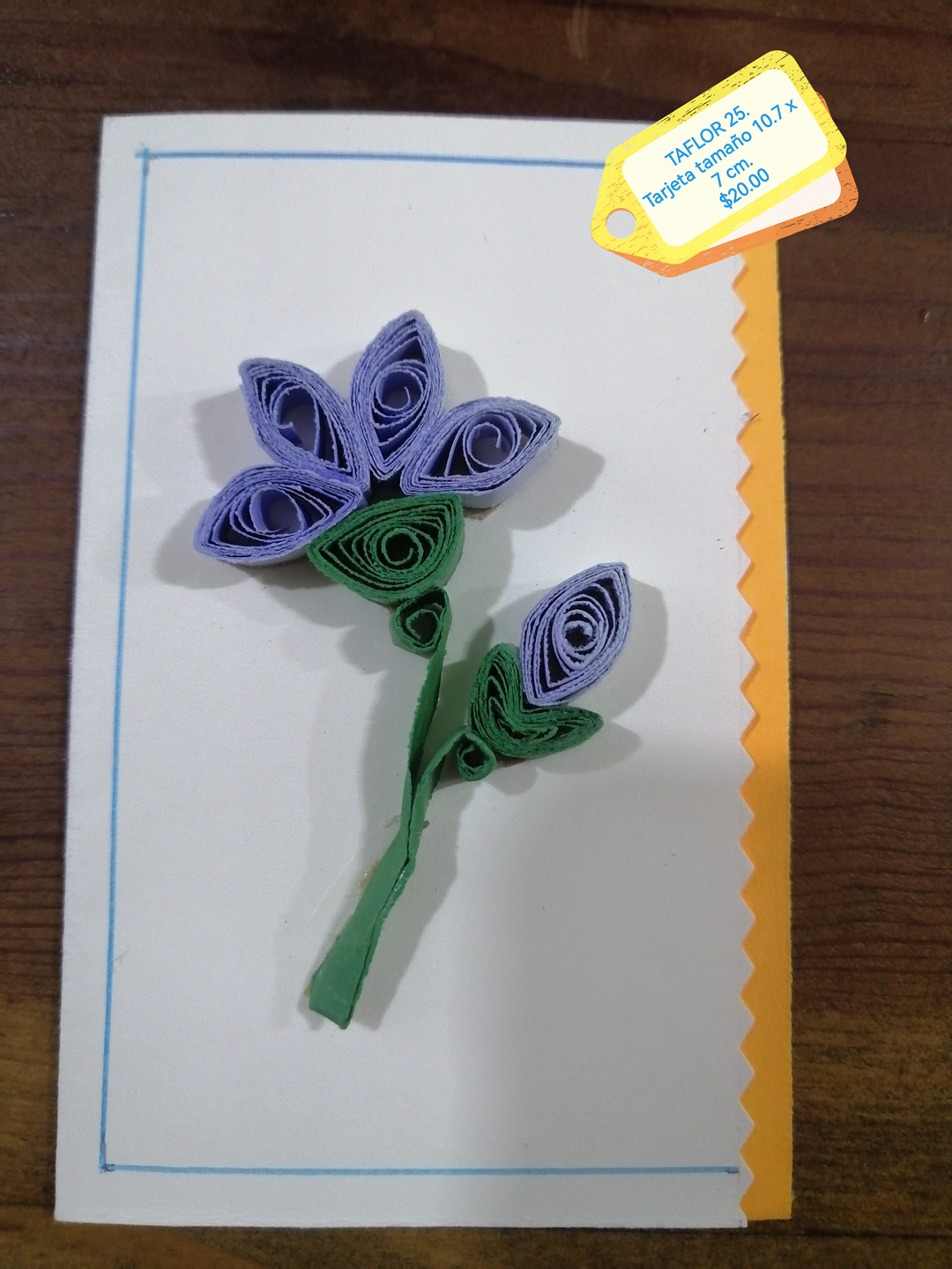 Tarjeta de flores